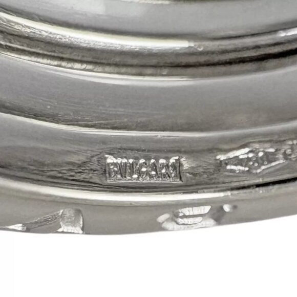 BVLGARI Ring US 4 1/2 EU48 K18 white gold B-zero.1 3 bands used - Picture 7 of 7